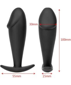 Alternative view of Lolita Shop Penis Başlı Soft Silikon Dokuda Vajina Ve Anal Alıştırıcı Genişletici Açıcı 10 Cm Anal Tıkaç Plug