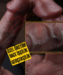 Erotica Şarjlı Cinsel Oyuncak Uzaktan Kumanda İleri Geri Hareketli Titreşimli Isıtmalı Dildo Vibratör 19 CM - Görsel 3