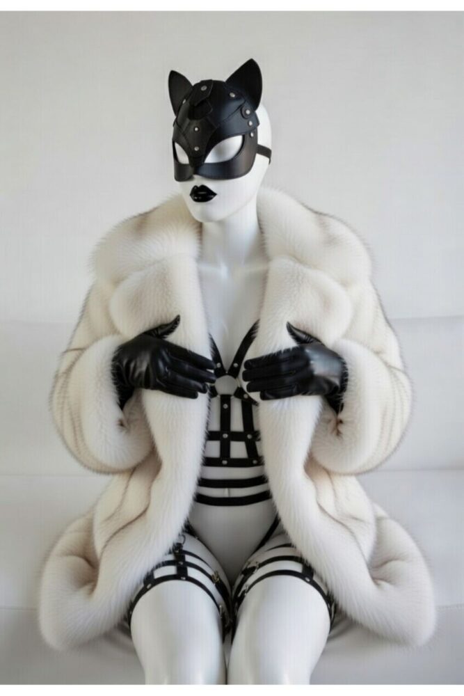 Good Miss Deri Fantezi Set – Maske + Üst Harness + Alt Harness - Görsel 2