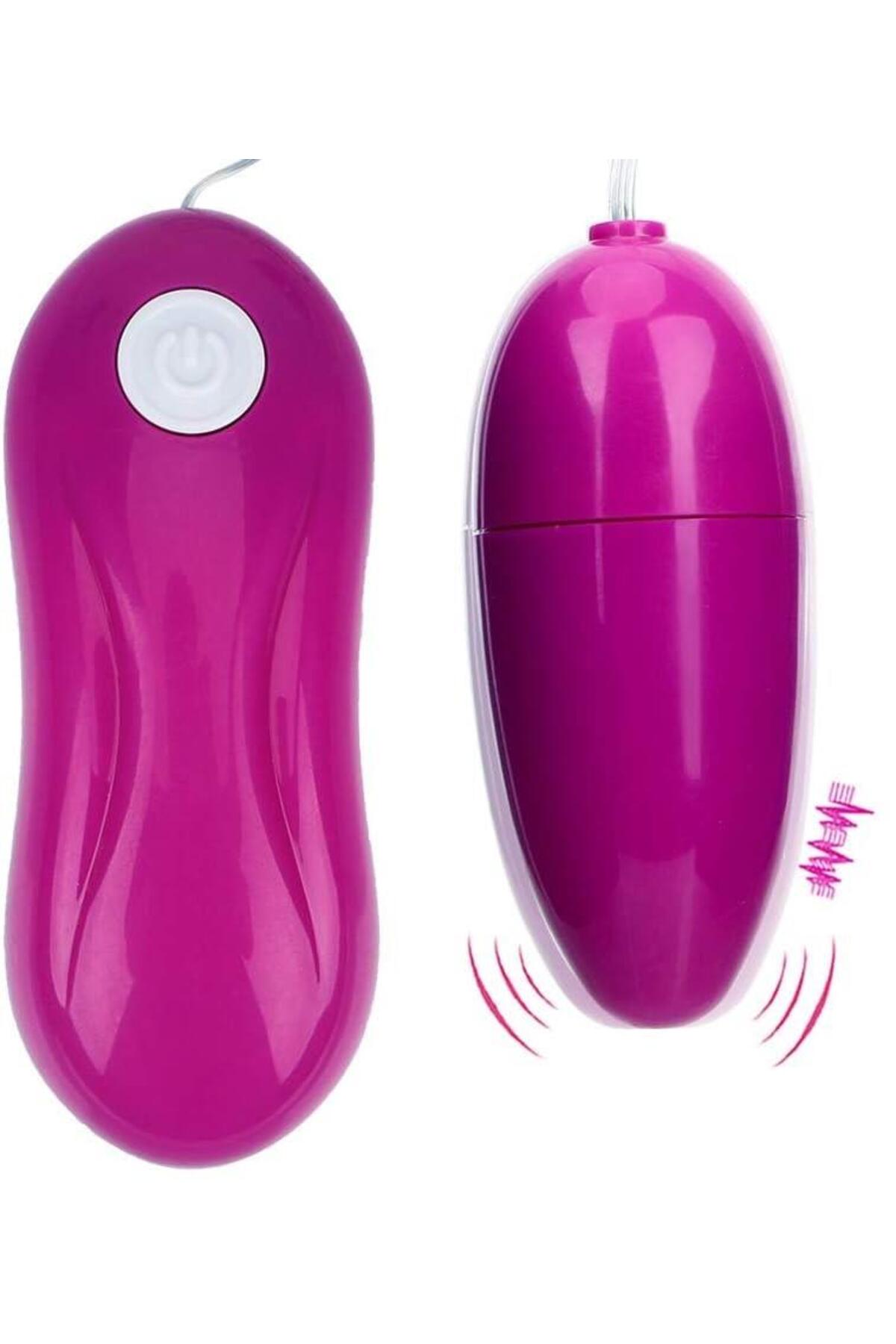 Lolita Shop Klitoris Uyarıcılı 12 Farklı Titreşimli Kumanda Kontrollü Kegel Vajinal Egzersiz Masaj Topu Vibratör