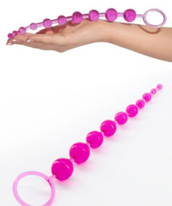 FEMSTAR 30cm Pembe Jel Kademeli Anal Toplar Açıcı Alıştırıcı Hazırlık Sıralı Beads Alıştırma Zevk Ürünü - Görsel 3