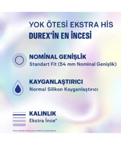 Alternative view of Durex Yok Ötesi Ekstra His İnce Prezervatif 40'lı Fırsat Paketi (20+20), Standart Fit