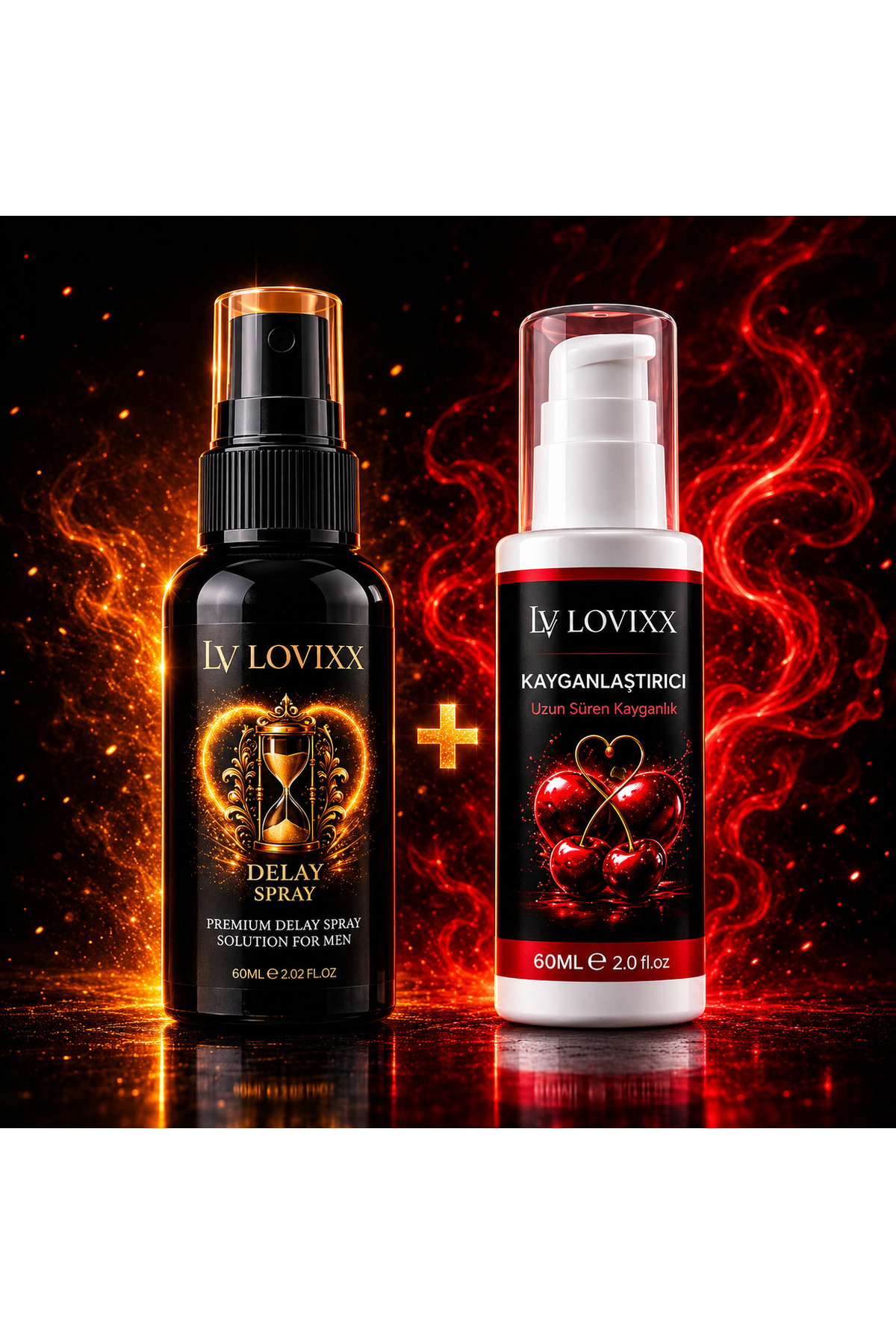 Lovix Uzun Süreli Ka.yganlaştırıcı Jel 60 ml – Su Bazlı, İpeksi Ka.yganlık – G.izli Gönderim 2li set