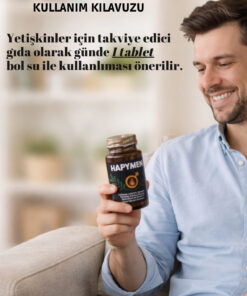 Hapymen Lepidyum, L-Arjinin, Epimedium, Ginseng, Tribulus terrestris ve Vitaminler Takviye Gıda - Görsel 3