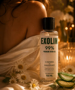 EXOLİNİ Kadınlar İçin Kayganlaştırıcı Masaj Jel 150 ml Aloe Vera & Papatya Özlü - Görsel 3