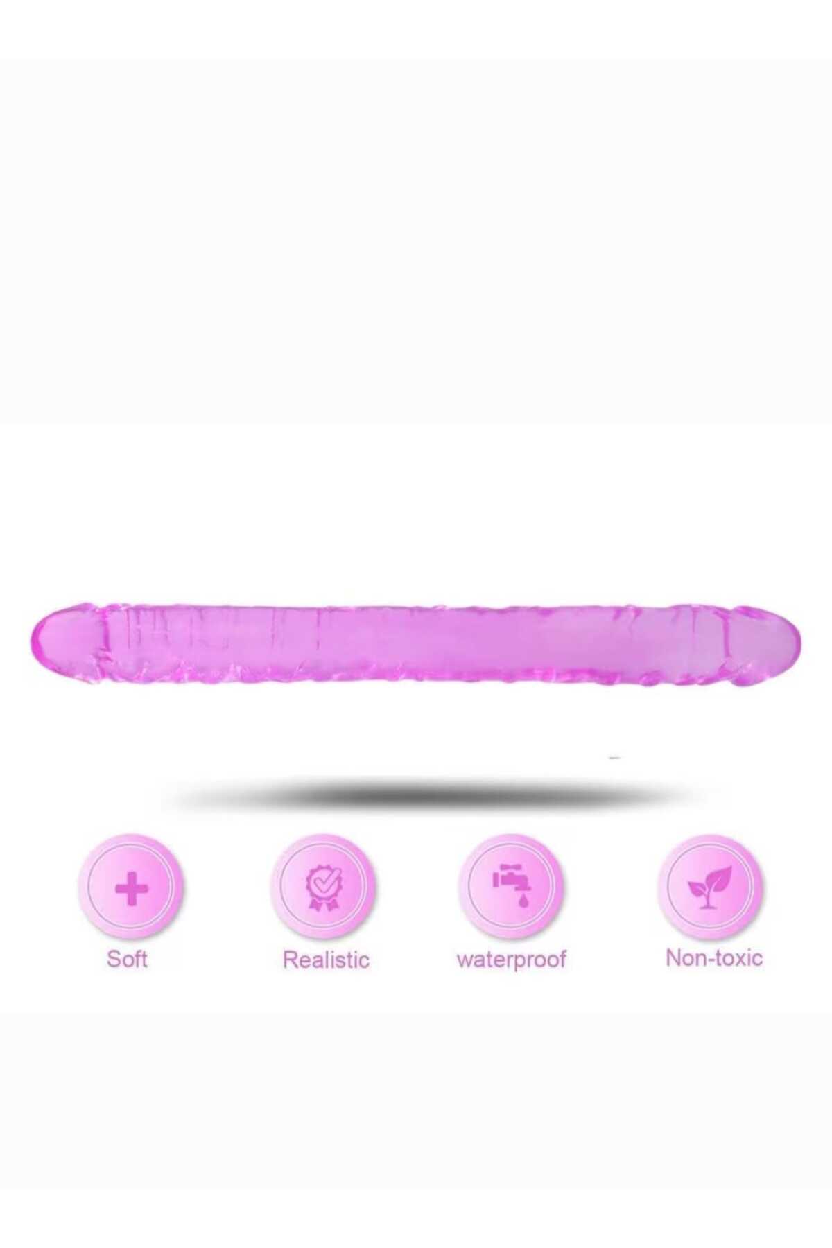 Greenport Penis Dildo Çift Iki Başlı Dildo