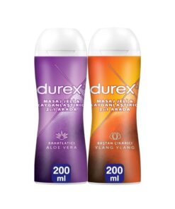 Durex Play Kayganlaştırıcı & Masaj Jeli Aloe Vera 200 ml Hassas Ylang 200 ml