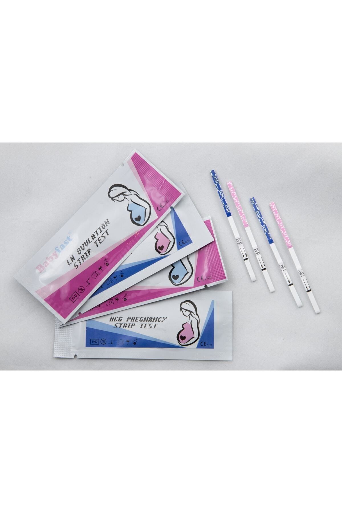 babyfast 30 Adet Ovulasyon 4 Adet Erken Gebelik Testi Hijyenik Strip Test-ce Sertifikalı