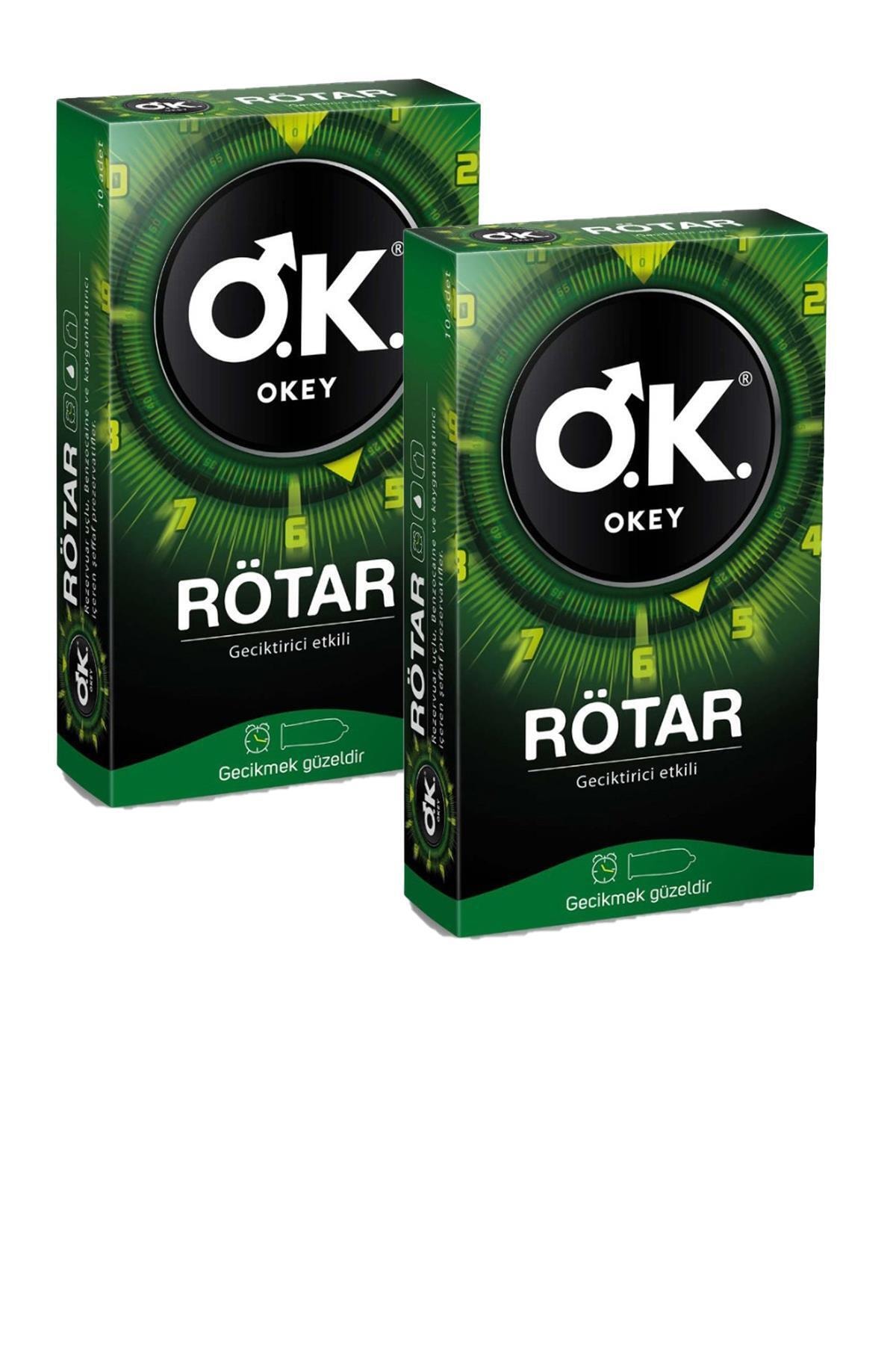 Okey Rötar Etkili Prezervatif 10'lu 2 Paket
