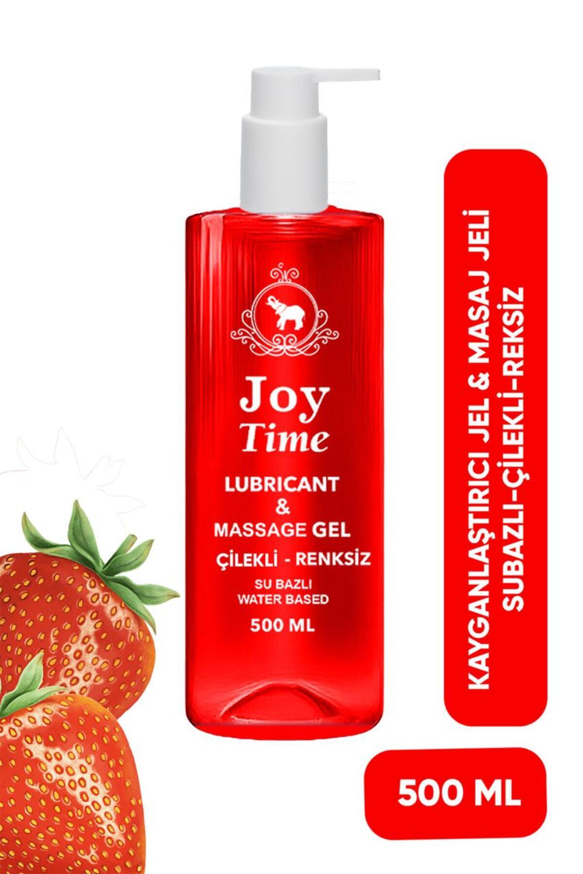 dibuvet Joy Time Kayganlaştırıcı Jel & Masaj Jeli 500ml Su Bazlı Çilekli Renksiz