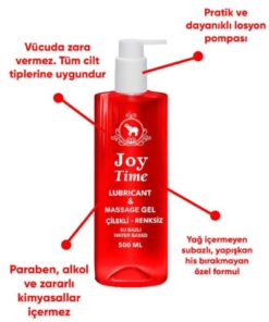 Alternative view of dibuvet Joy Time Kayganlaştırıcı Jel & Masaj Jeli 500ml Su Bazlı Çilekli Renksiz