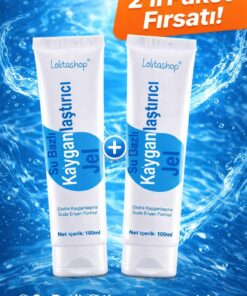 Lolita Shop 2'li Fırsat Paketi Su Bazlı Aromasız Kokusuz 200 ML Kaydırıcı Sade Ekstra Kayganlaştırıcı Jel Seti