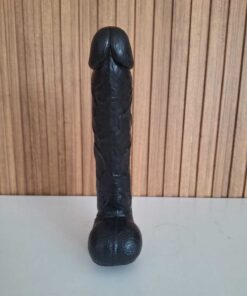Alternative view of Greenport Yapay Dildo Penis Tam Uzunluk 27 Cm Siyah 537 gram Penis Vajina Anal Uyumlu