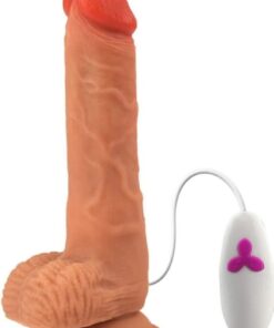 Do it Love 20 cm Titreşimli Vibratör Dildo Kumandalı Vantuzlu - Görsel 3