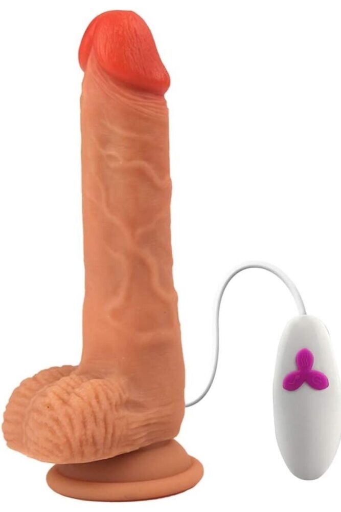 Do it Love 20 cm Titreşimli Vibratör Dildo Kumandalı Vantuzlu - Görsel 3