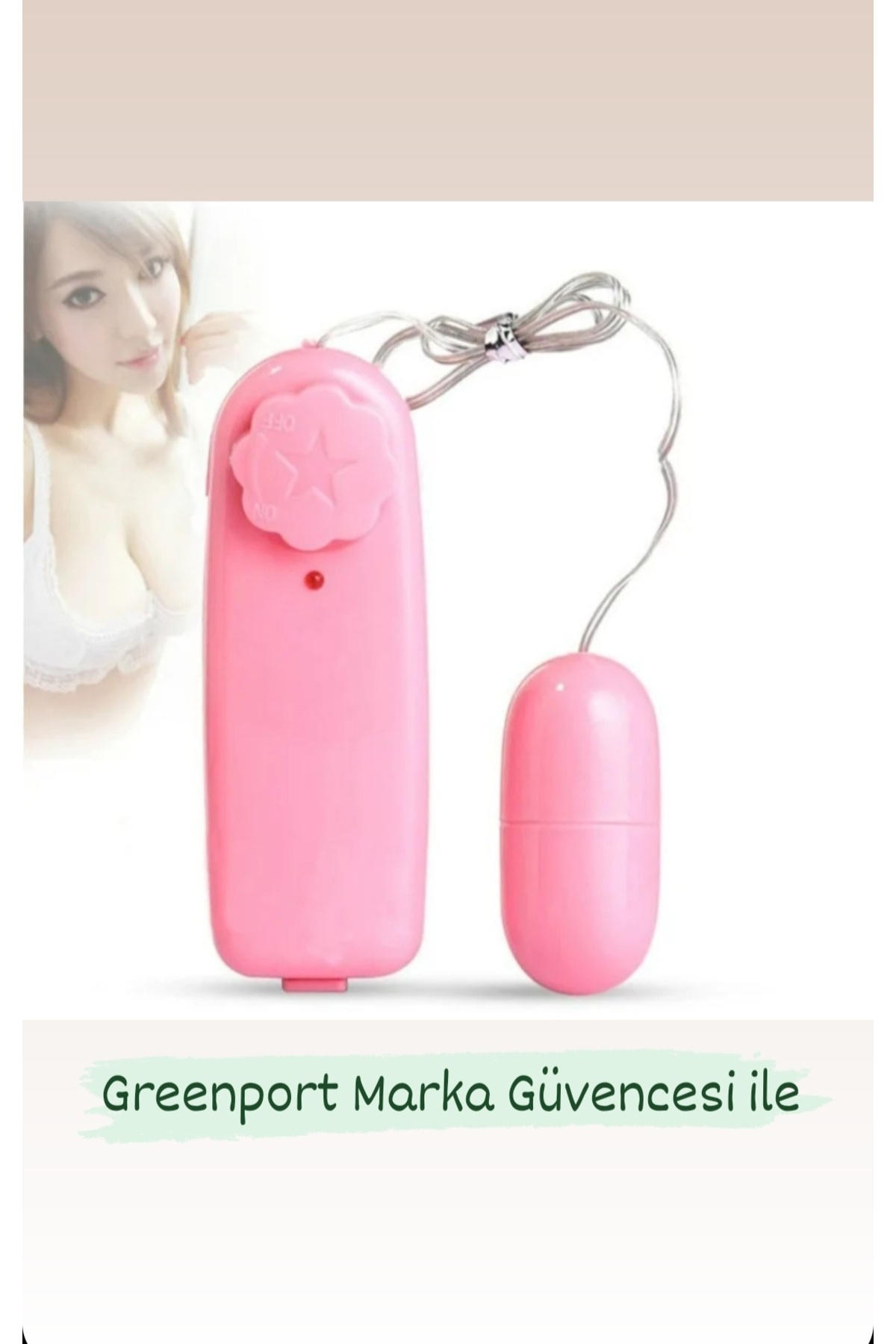 Greenport Titreşimli Yumurta Vibratör Anal Vajina Oyuncağı Fantezi Erotik Mastürbatör Erotik Shop