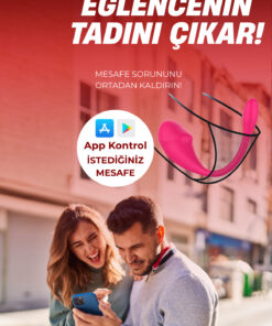 happy moon Titreşimli Kablosuz Uzaktan Erişim Bluetooth Telefonlu Vibratör - Gizli gönderim - Görsel 3
