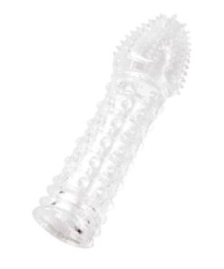 Lolita Shop Tekrar Kullanılabilir Uyarıcı Tırtıklı Silikon Ve Geciktirme Sağlayan Penis Kılıfı - Görsel 3