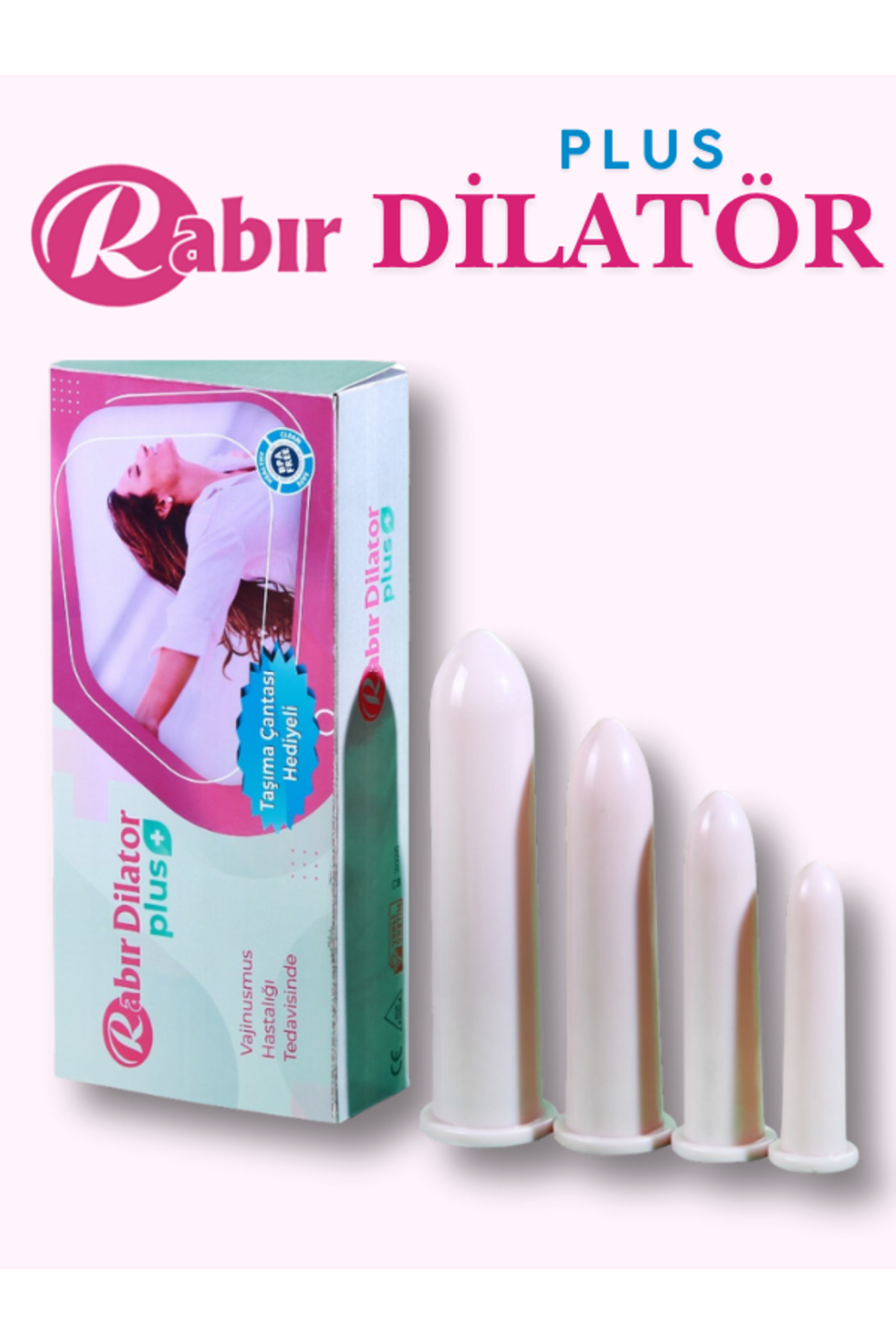 RABIR Dilatör Set Plus Vajinal (VAJİNİSMUS IÇİN) (GİZLİ KARGO)