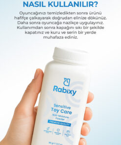 Rabixy Toy Care Kurutucu Toz Cinsel Oyuncak Temizleyici Solüsyon Sonrası Kurutma ve Bakım Tozu - Görsel 3