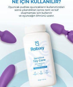 Alternative view of Rabixy Toy Care Kurutucu Toz Cinsel Oyuncak Temizleyici Solüsyon Sonrası Kurutma ve Bakım Tozu