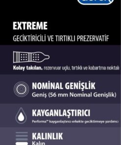 Durex Extreme Geciktiricili Prezervatif 30 Lu X 2 Adet (60 Adet) - Görsel 3