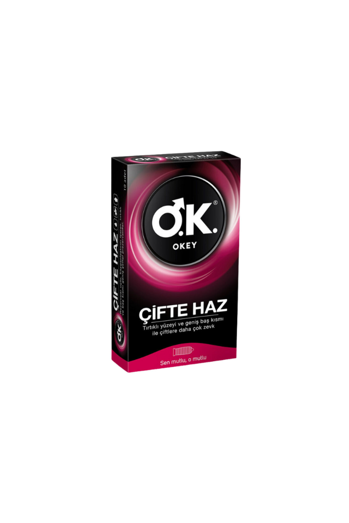 Okey Prezervatif Çifte Haz 10'lu