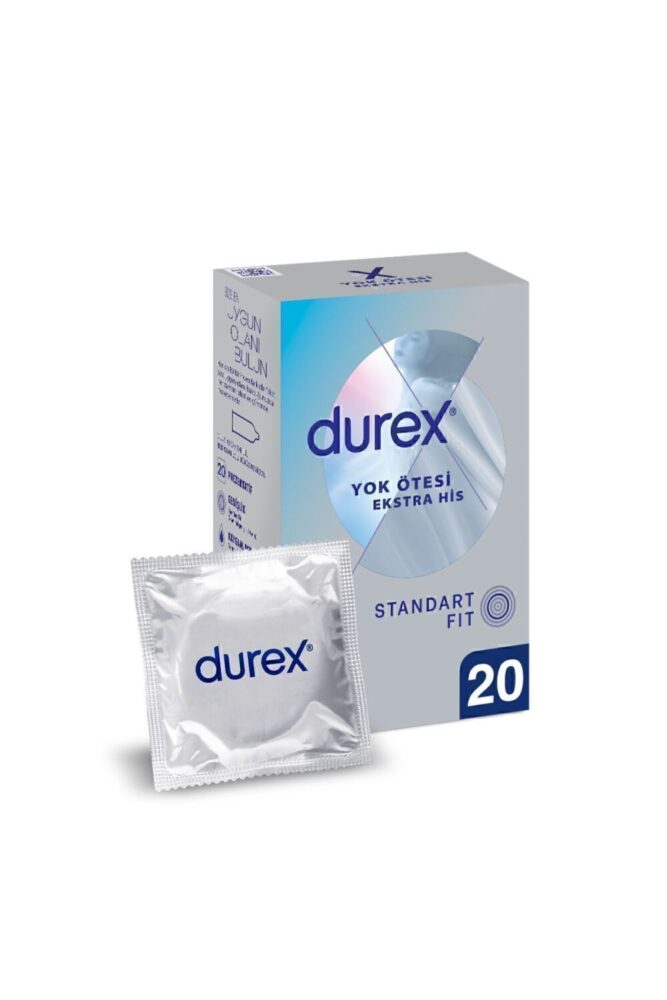 Durex Yok Ötesi Ekstra His 20'li İnce Prezervatif Avantaj Paketi