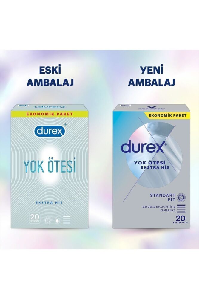 Durex Yok Ötesi Ekstra His 20'li İnce Prezervatif Avantaj Paketi - Görsel 3