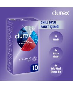 Durex Chill Karma Paket Prezervatif 10'lu - Görsel 3