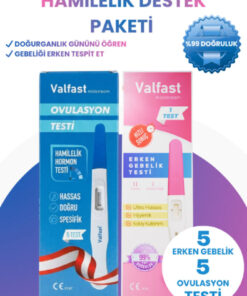 Valfast Hamilelik Destek Paketi 5 Ovulasyon (Yumurtlama) + 5 Erken Gebelik Testi