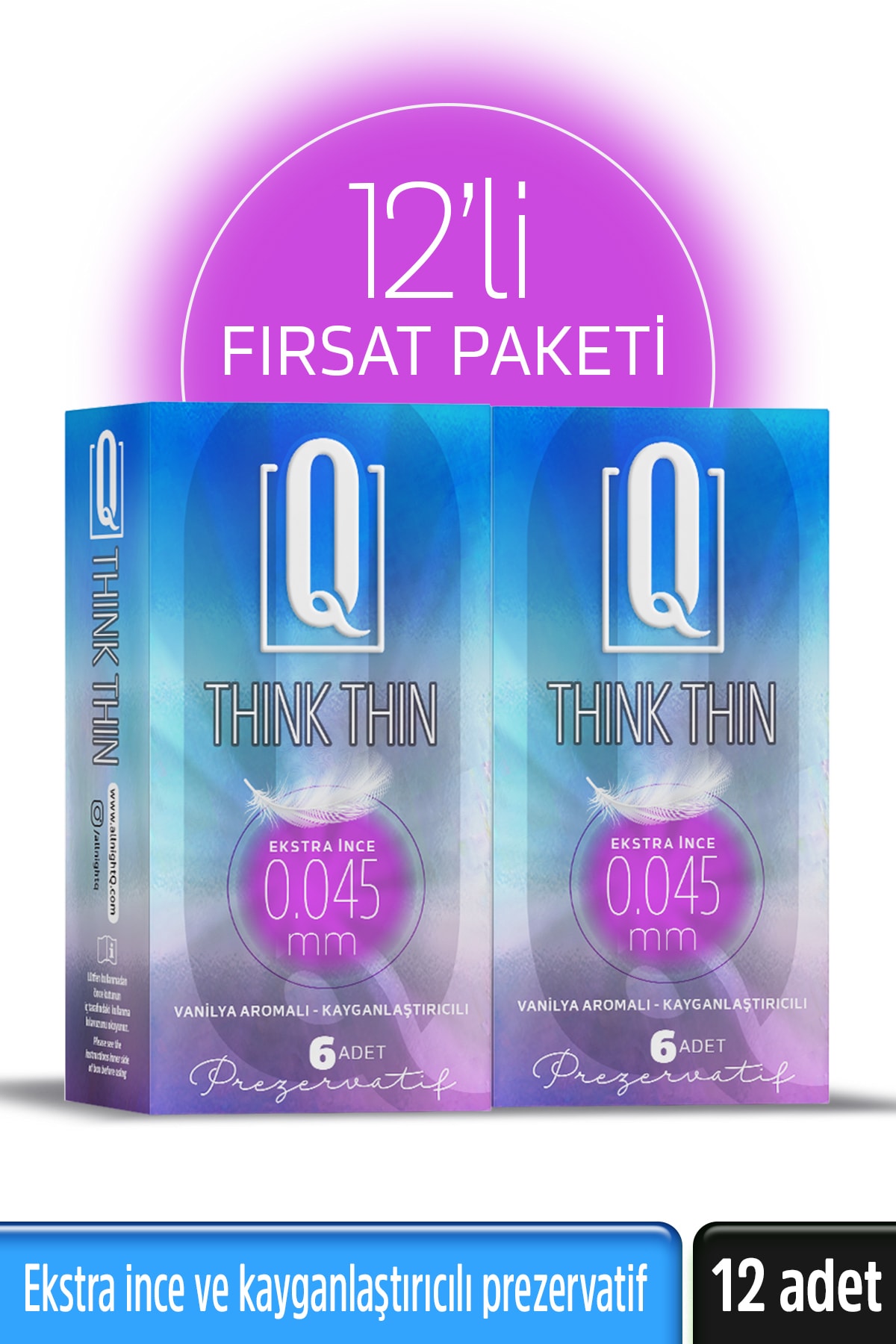 Q LIQUIDS Q Think Thin 12'li