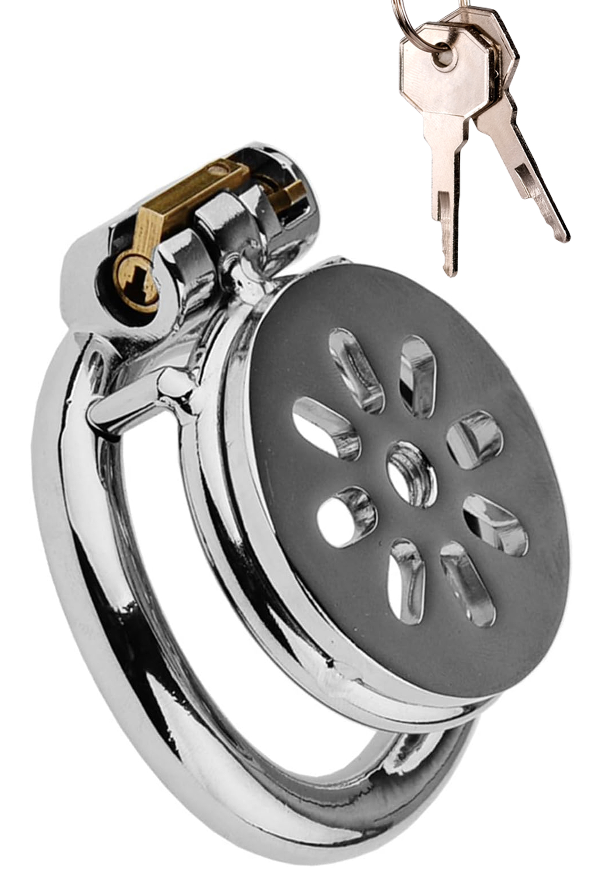 FEMSTAR Metal Sissy Flat Chastity Cage Paslanmaz Çelik Bekaret Esaret Kafesi Fantezi Penis Kilidi