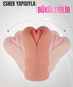 Lolita Shop Ten Hissiyatında Birebir Gerçekçi Deneyim Yumuşak Dokulu Süper Realistik Yapay Vajina - Görsel 3