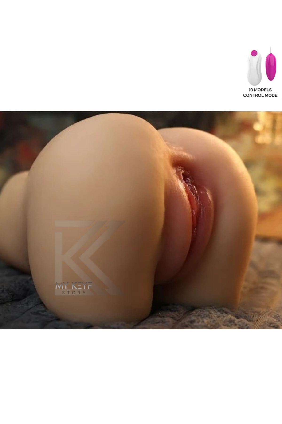 My Keyf YENİ NESİL 1.2 KG KALÇA MASTÜRBATÖR ANAL VAJİNAL GİRİŞ TİTREŞİMLİ TPE
