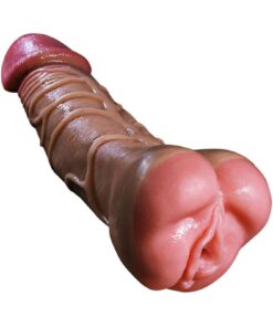 Alternative view of Lolita Shop Tamamen Gerçekçi Et Dokusuna Sahip Ten Hissiyatında Kalın Anal Mastürbatör Ve Penis Kılıfı