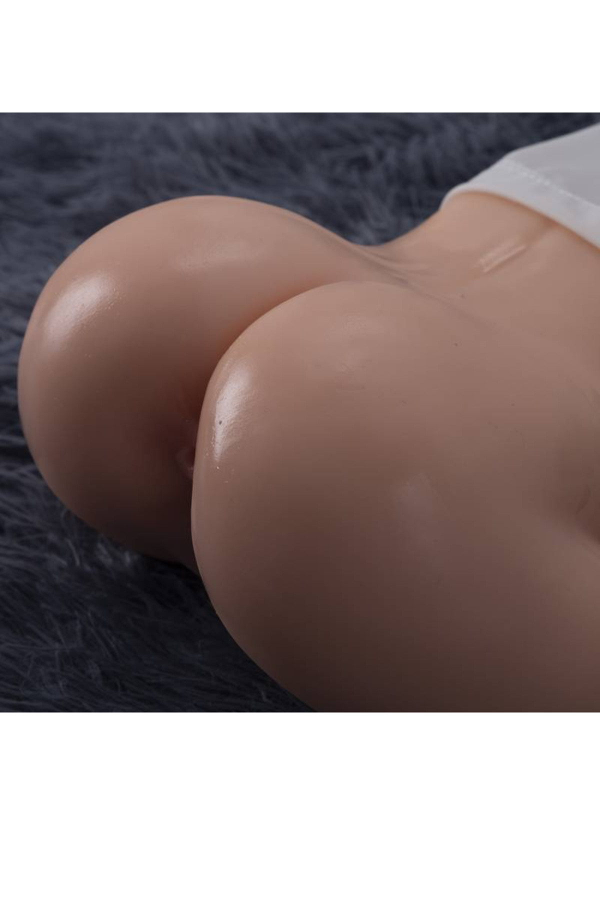 YUWİE Gerçekçi Ten Hissiyatı Çift Girişli Ultra Realistik Kadın Suni Vajina Kalça Mastürbatör Titreşimli