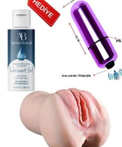 Alternative view of AŞKIN DEPOSU TAM GERÇEKCİ DOKU VE HİSSİYAT XCM ANAL VAJİNAL ÇİFT İŞLEVLİ BÜYÜKBOY 3D REALİSTİK VAGİNA HEDİYELİ