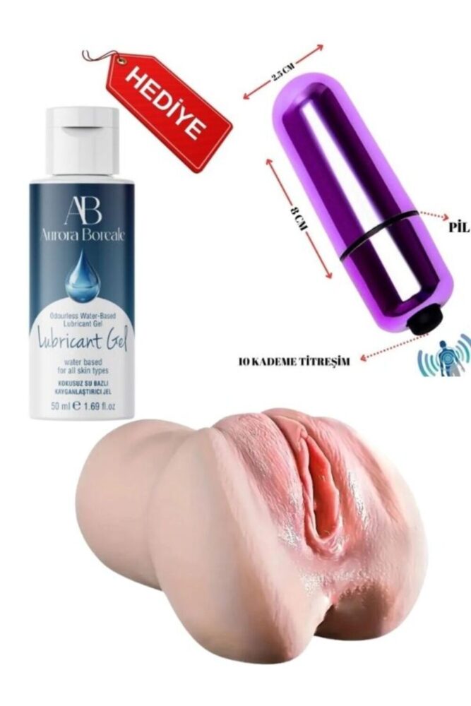 AŞKIN DEPOSU TAM GERÇEKCİ DOKU VE HİSSİYAT XCM ANAL VAJİNAL ÇİFT İŞLEVLİ BÜYÜKBOY 3D REALİSTİK VAGİNA HEDİYELİ - Görsel 2