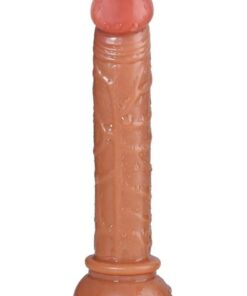 Lolita Shop Gerçekçi Yumuşak Dokuda 13.5 Cm Penis Anal Ve Vajina Kullanılabilen Melez Vantuzlu Realistik Dildo