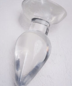 FEMSTAR Büyük ve Kalın Şeffaf 14 cm Jel Anal Plug Yumuşak ve Esnek Jel Dokuda Transparan Vantuzlu Anal Tıkaç - Görsel 3