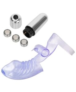 Lolita Shop Esnek Yumuşak Silikon Doku Güçlü Titreşim G-noktası Klitoris Uyarıcılı Orgazm Parmak Vibratör Kılıfı - Görsel 3
