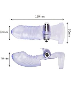 Alternative view of Lolita Shop Esnek Yumuşak Silikon Doku Güçlü Titreşim G-noktası Klitoris Uyarıcılı Orgazm Parmak Vibratör Kılıfı