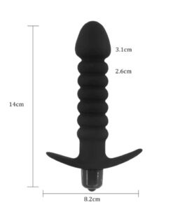 Alternative view of Greenport Anal Vibratör Titreşimli Boğumlu Dildo Tıkaç Anal Penis