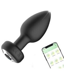 Alternative view of Lolita Shop Telefon Kontrollü Uygulamalı Usb Şarjlı Anal Plug Tıkaç Güçlü Titreşimli Bluetoothlu Uyumlu Vibratör
