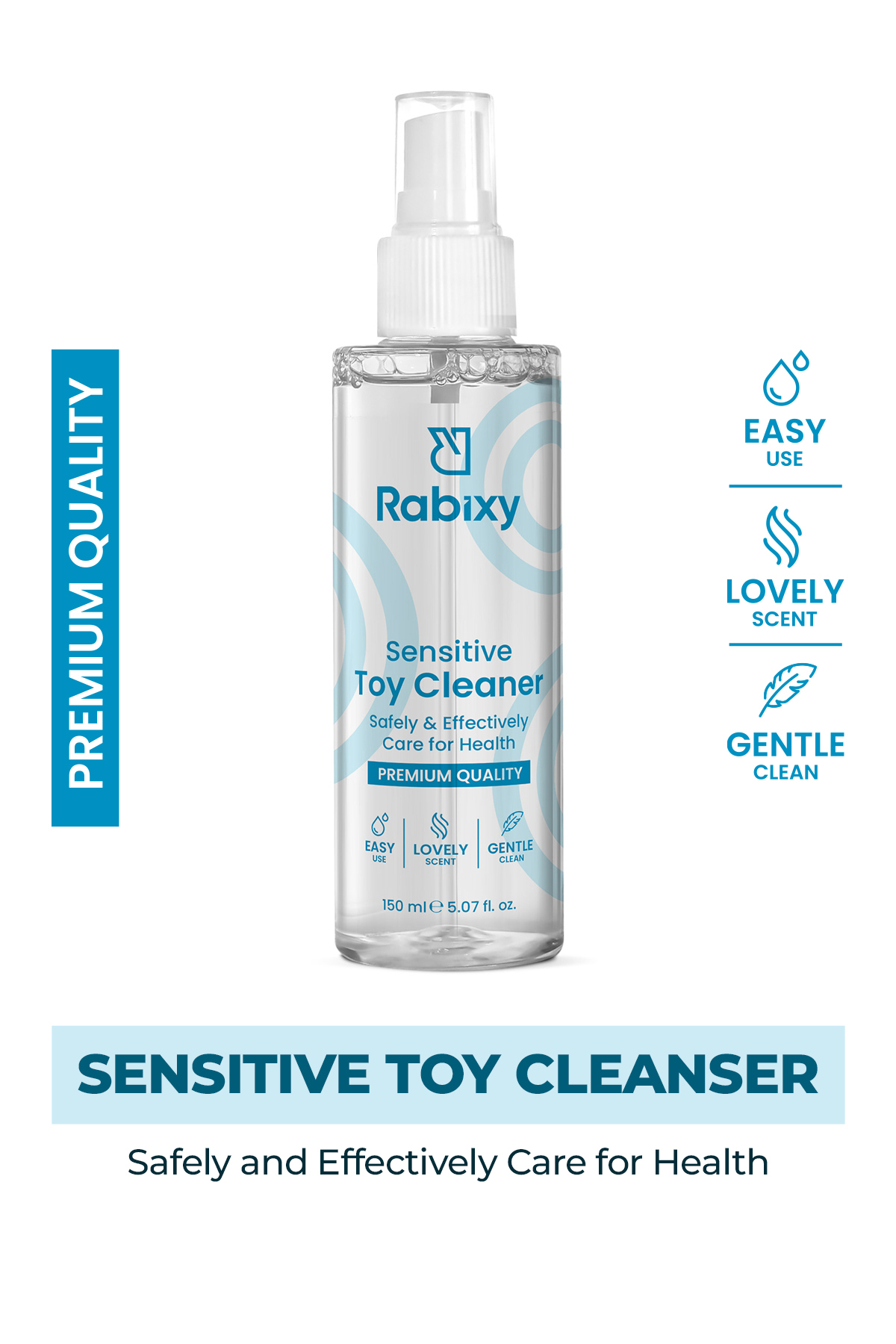Rabixy Mastürbatör Vibratör Cinsel Oyuncak Temizleyici Solüsyon Toy Cleaner