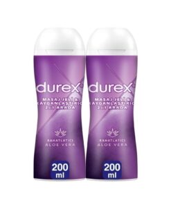 Durex Aloe Vera 2si 1 Arada Kayganlaştırıcı & Masaj Jeli 200ml X 2 Adet