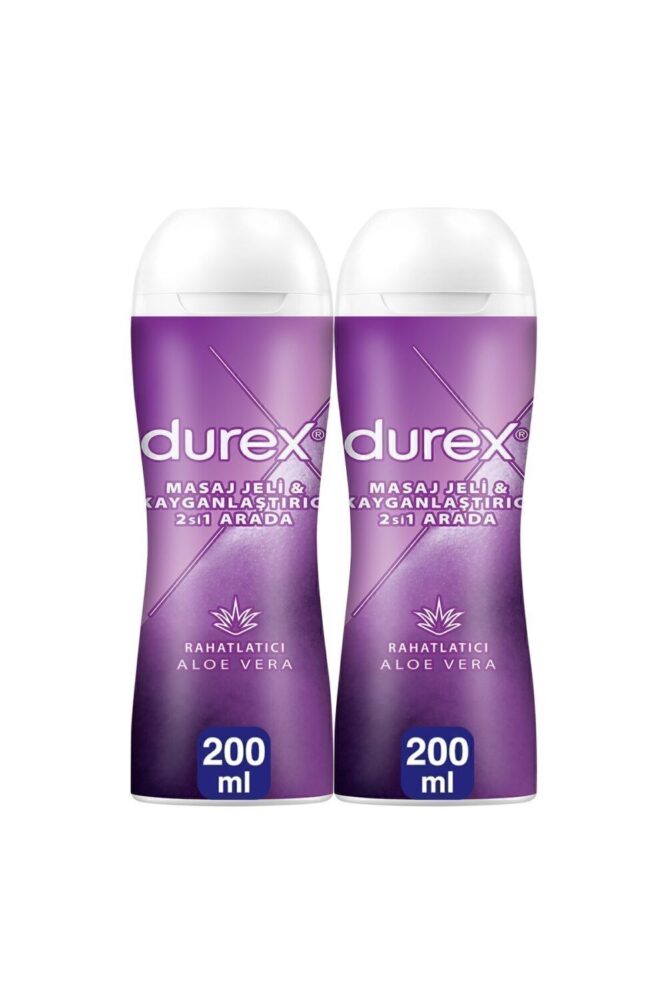 Durex Aloe Vera 2si 1 Arada Kayganlaştırıcı & Masaj Jeli 200ml X 2 Adet