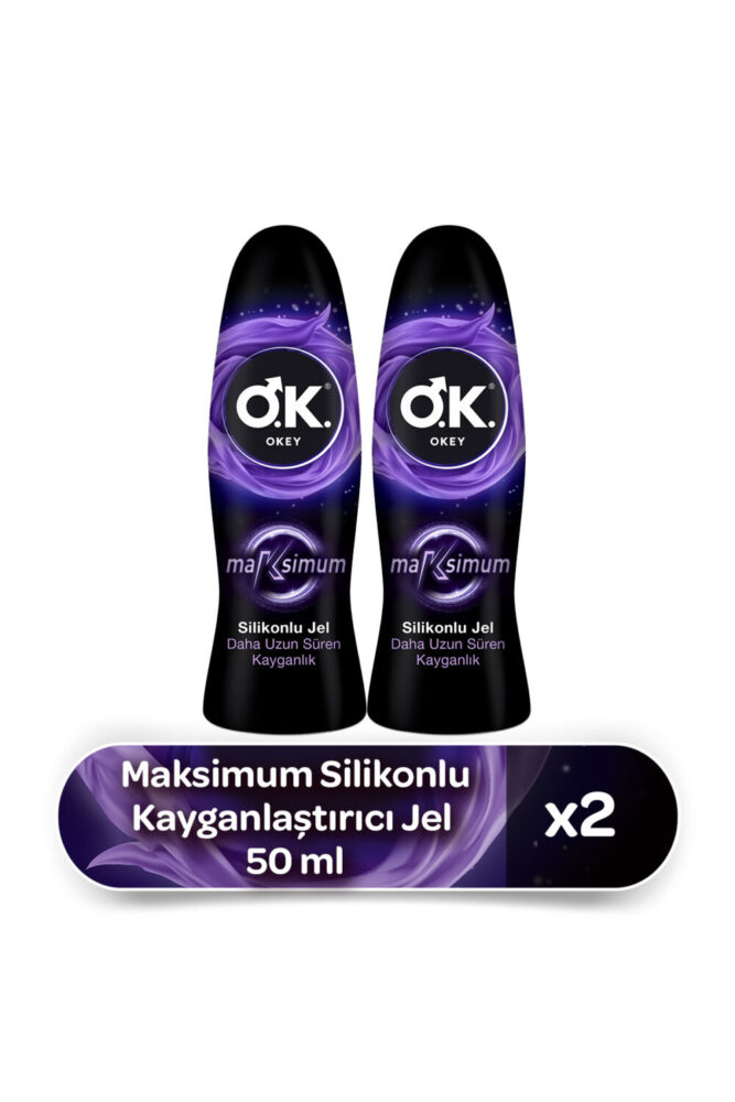 Okey Maximum Silikonlu Kayganlaştırıcı Jel 50 ml 2'li