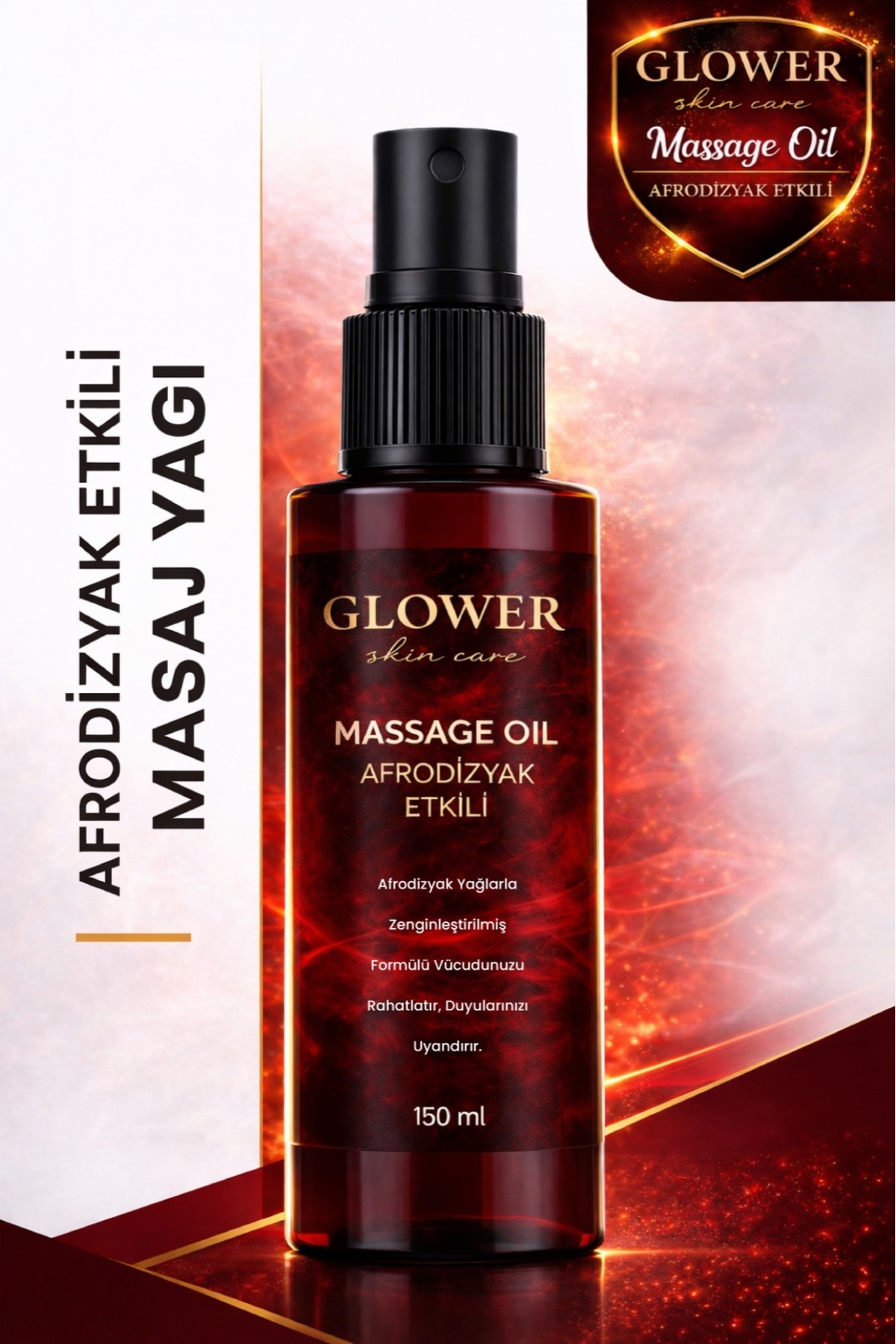 GLOWER SKİN CARE A.FRODİZY.AK ETKİLİ YAKINLIK RİTÜELİ MASAJ JELİ 150 ML